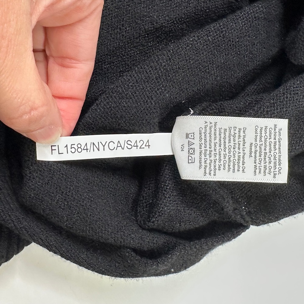 Free Assembly Women Black Mock Neck Sweater Dress XL FAWSW00273FA23L - Picture 6 of 9